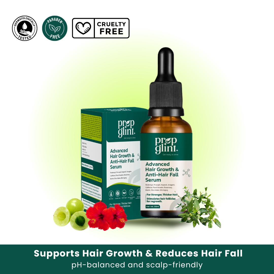 Prep Glint – Advanced Hair Growth & Anti-Hair Fall Serum